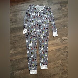 Little Sleepies Cozy Cats Women’s Large Pajama set